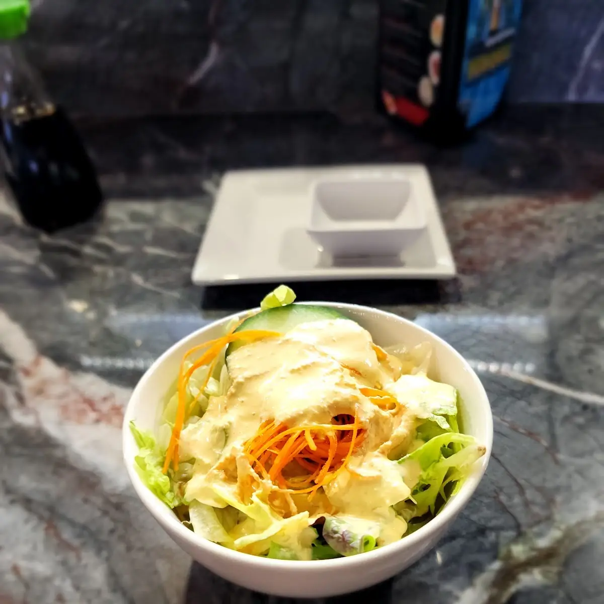 Salad with Ginger Dressing