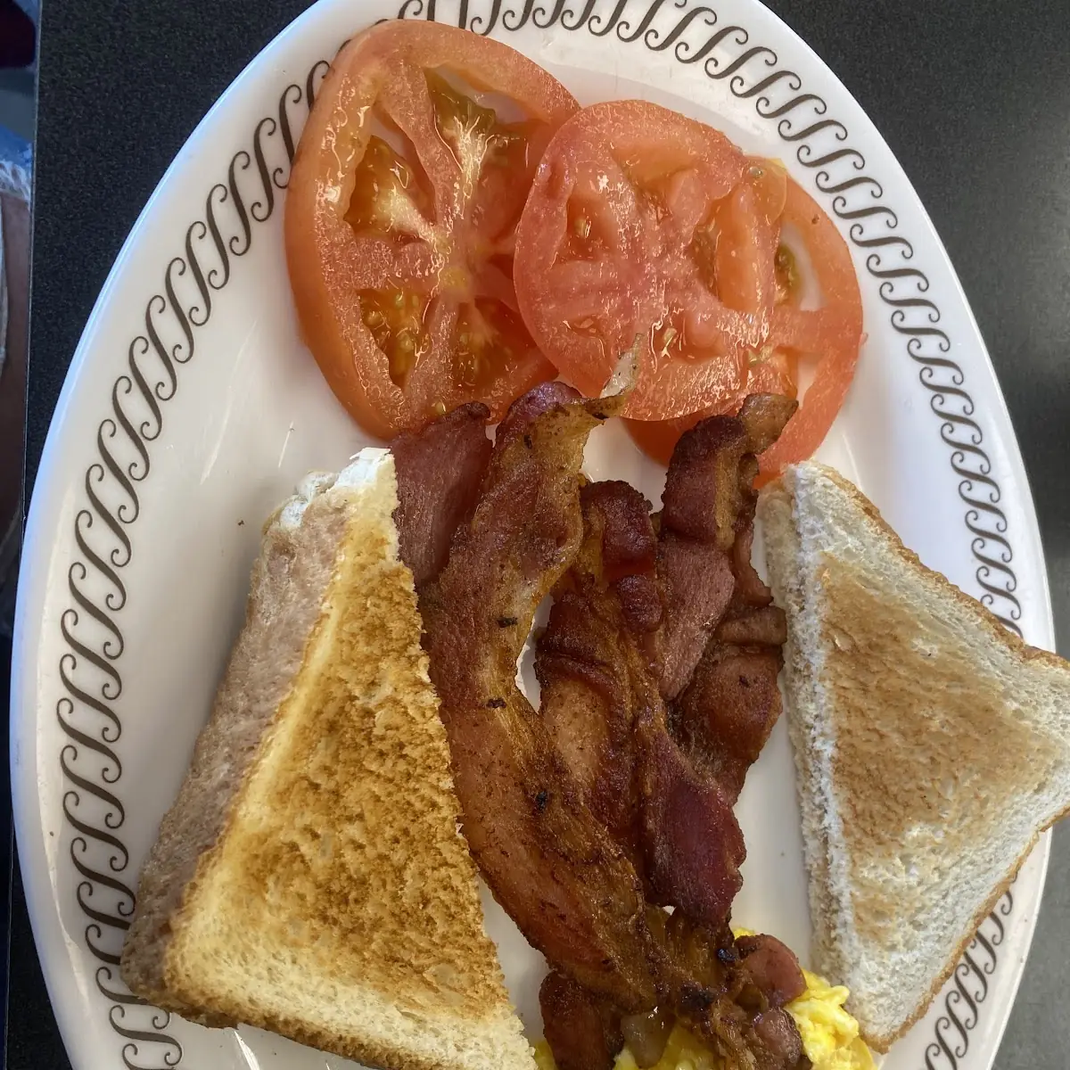 Bacon or Sausage Egg