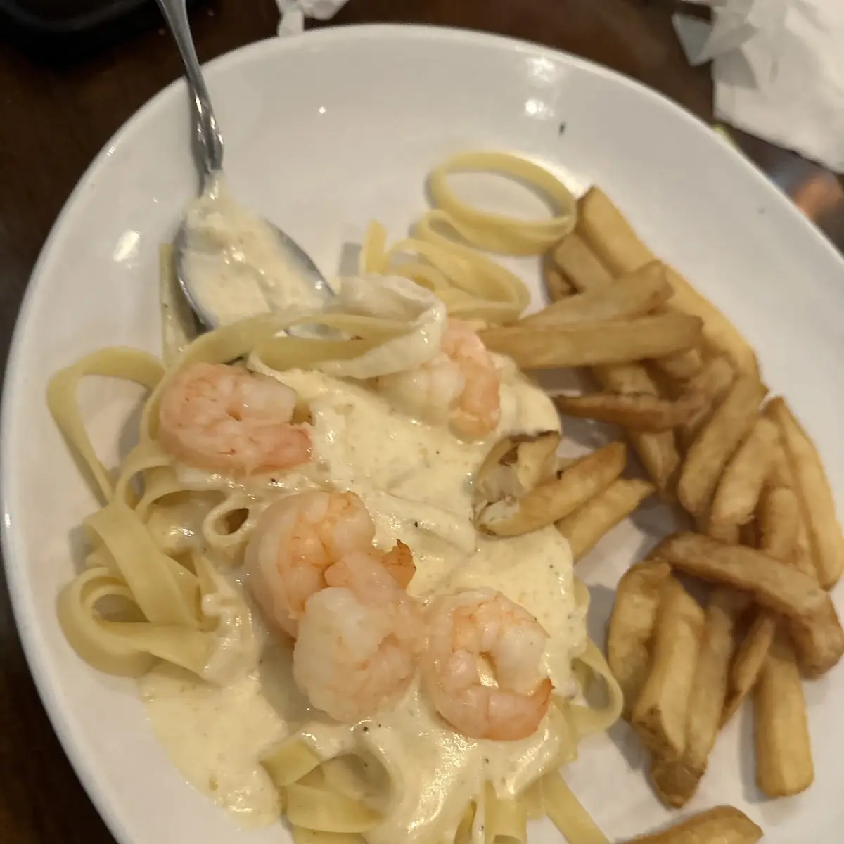 Shrimp Alfredo