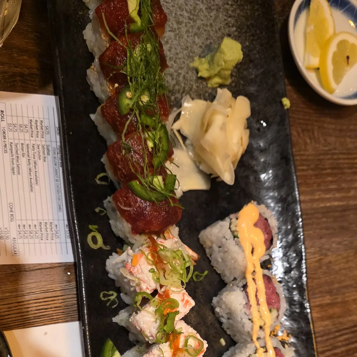 Eel w/ Egg Roll