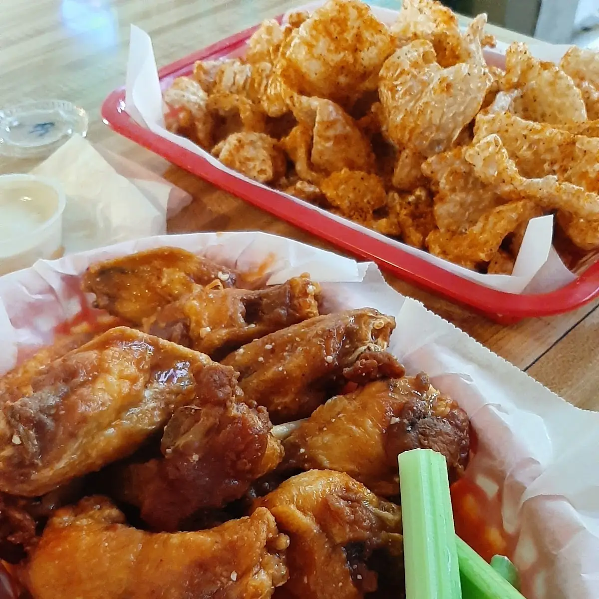 Glazed Wings and Loaded Tots