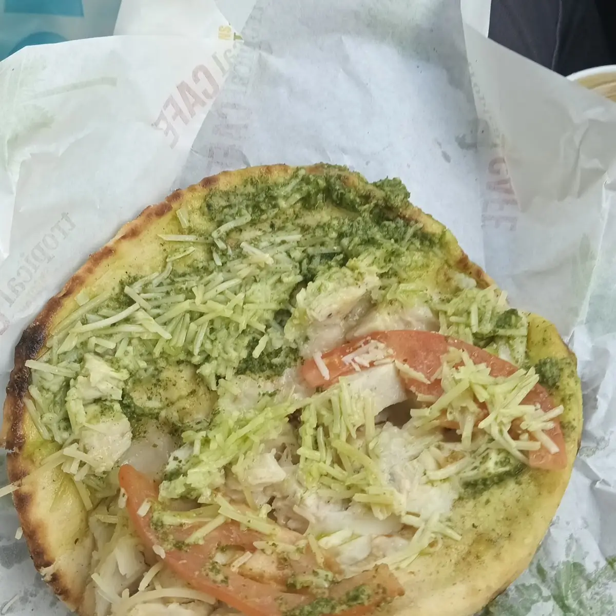 Pesto Chicken Pita Sandwich