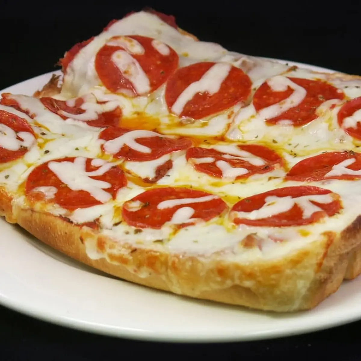 8 Pepperoni Bread Open-Face