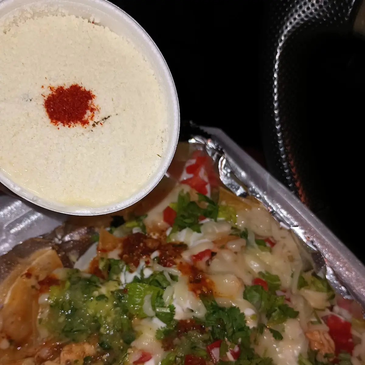 Elotes and Chicken Nacho Supreme
