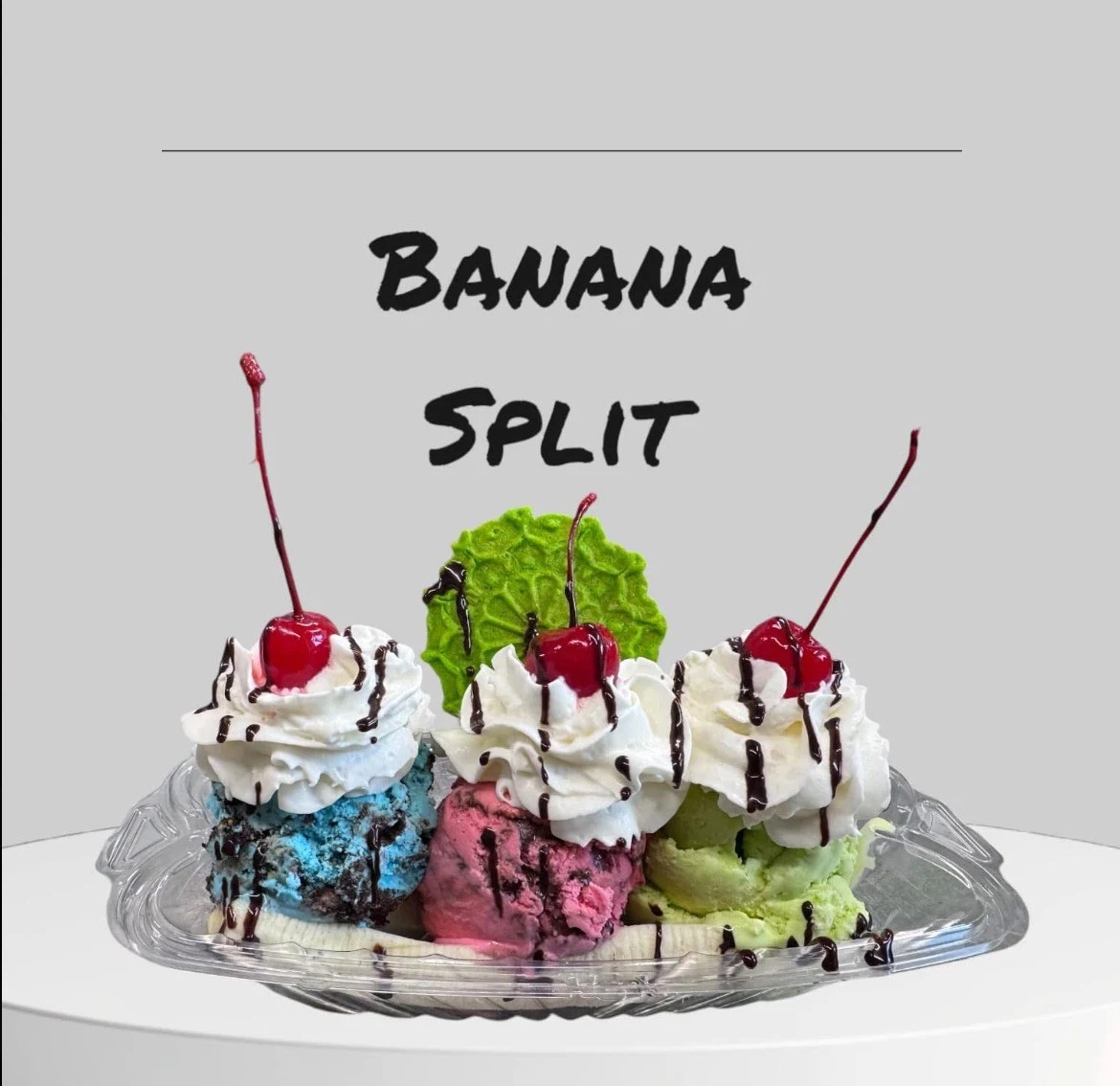 Banana Split Sundae