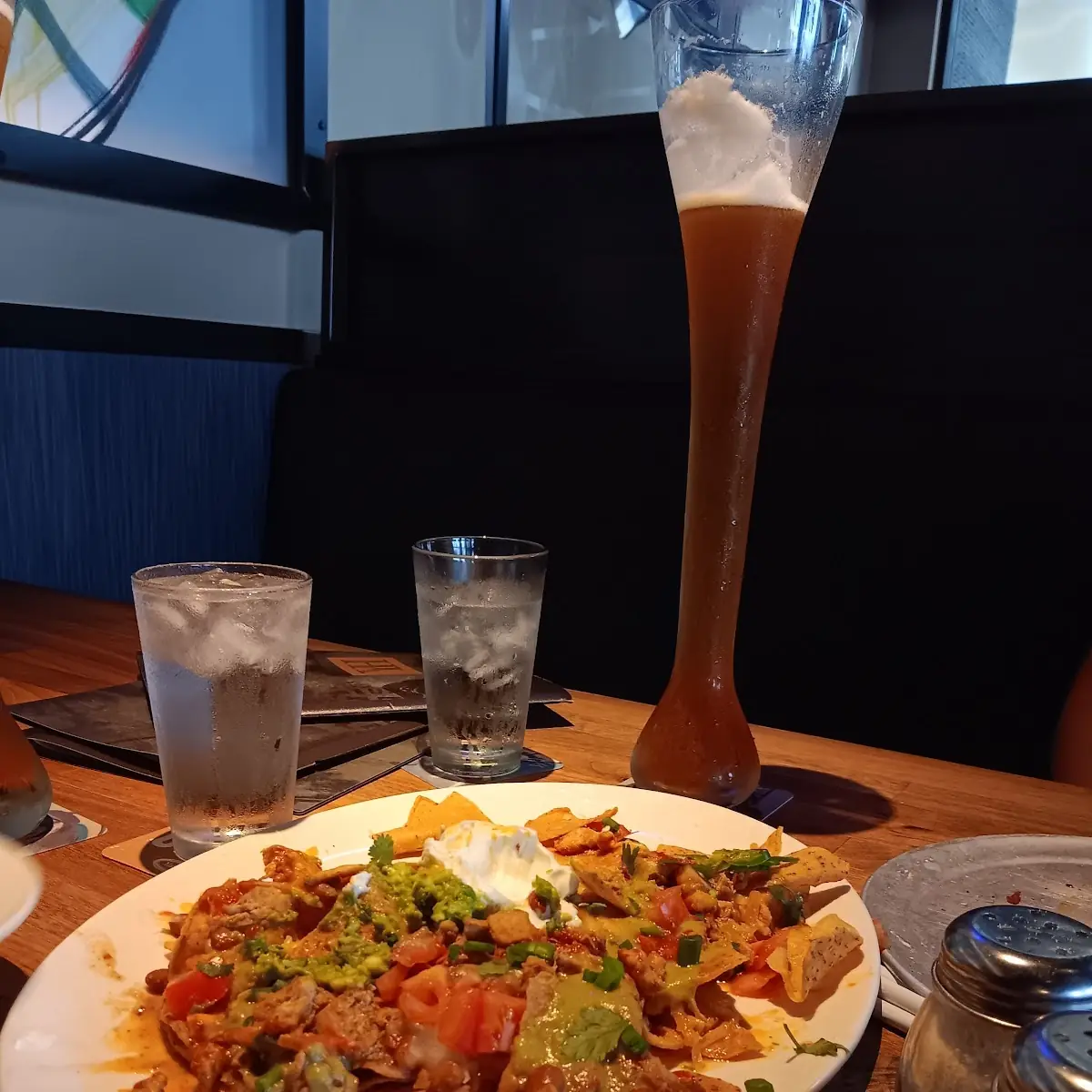 Chicken Nachos and Brussels Sprouts