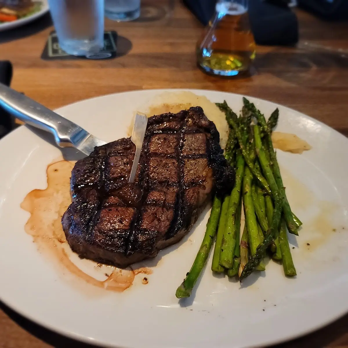 Rib Eye & Shrimp