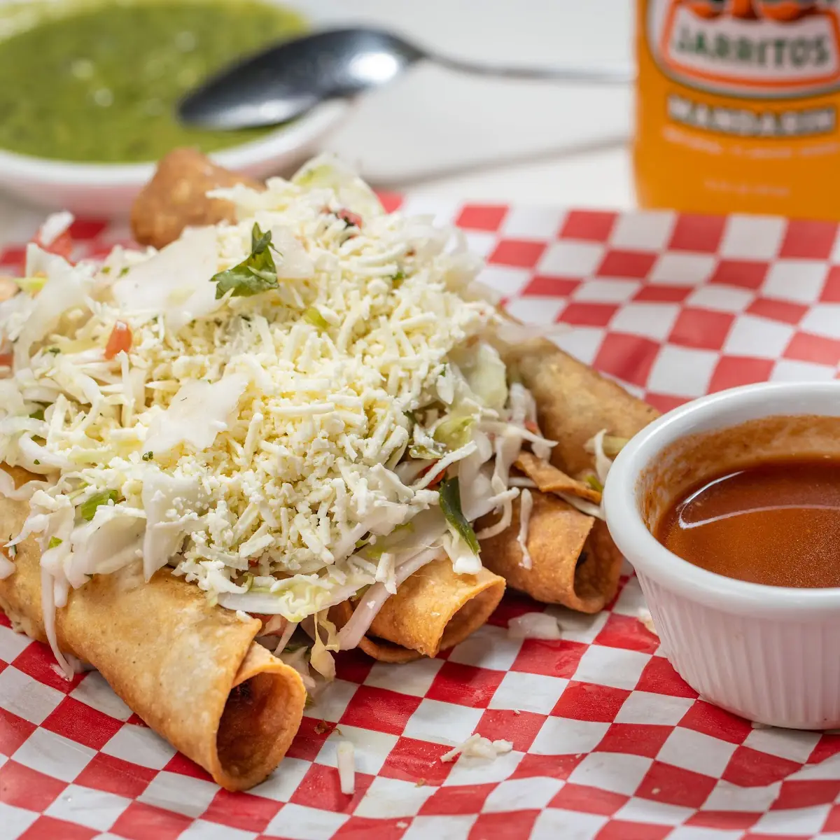 Honduran Style Tacos Flauta X 4