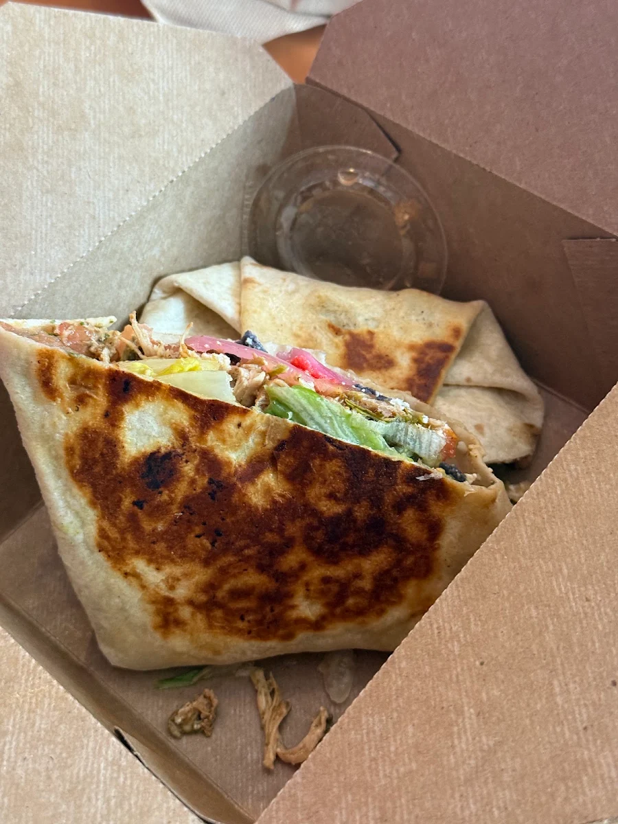 Verde Chicken Wrap
