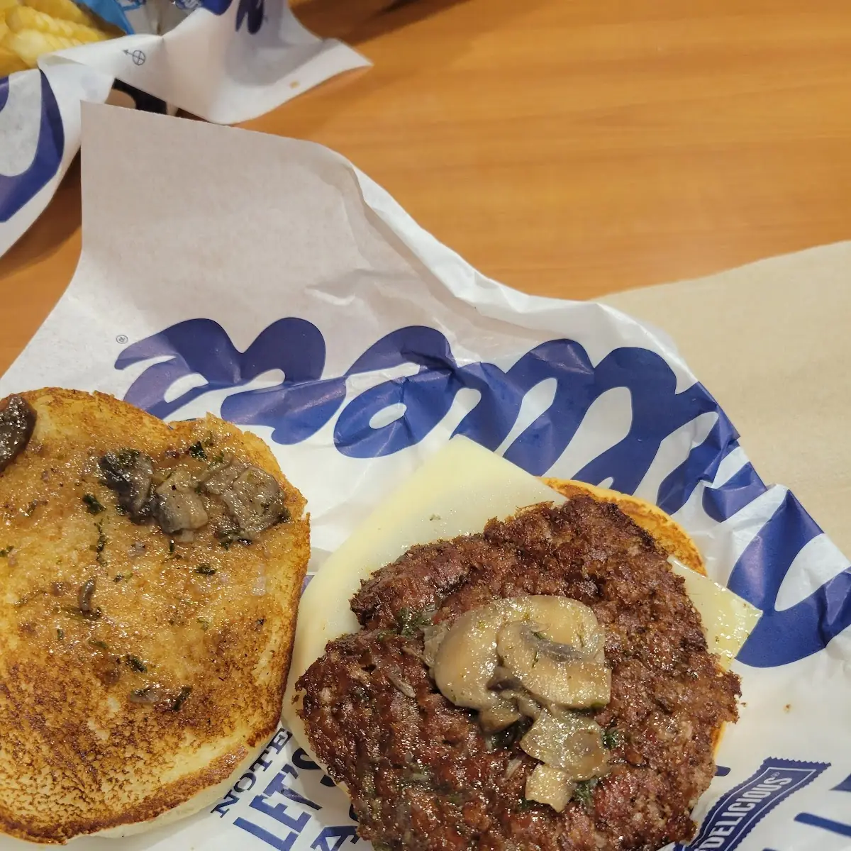 Mushroom Swiss Burger