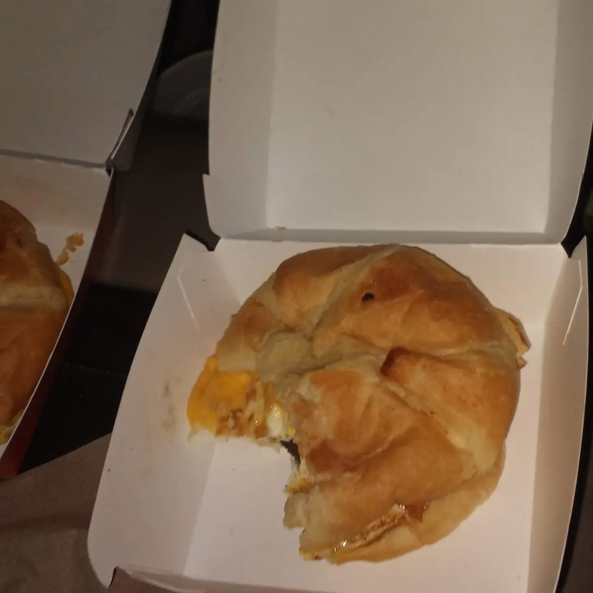 Sausage Egg and Cheese Croissants