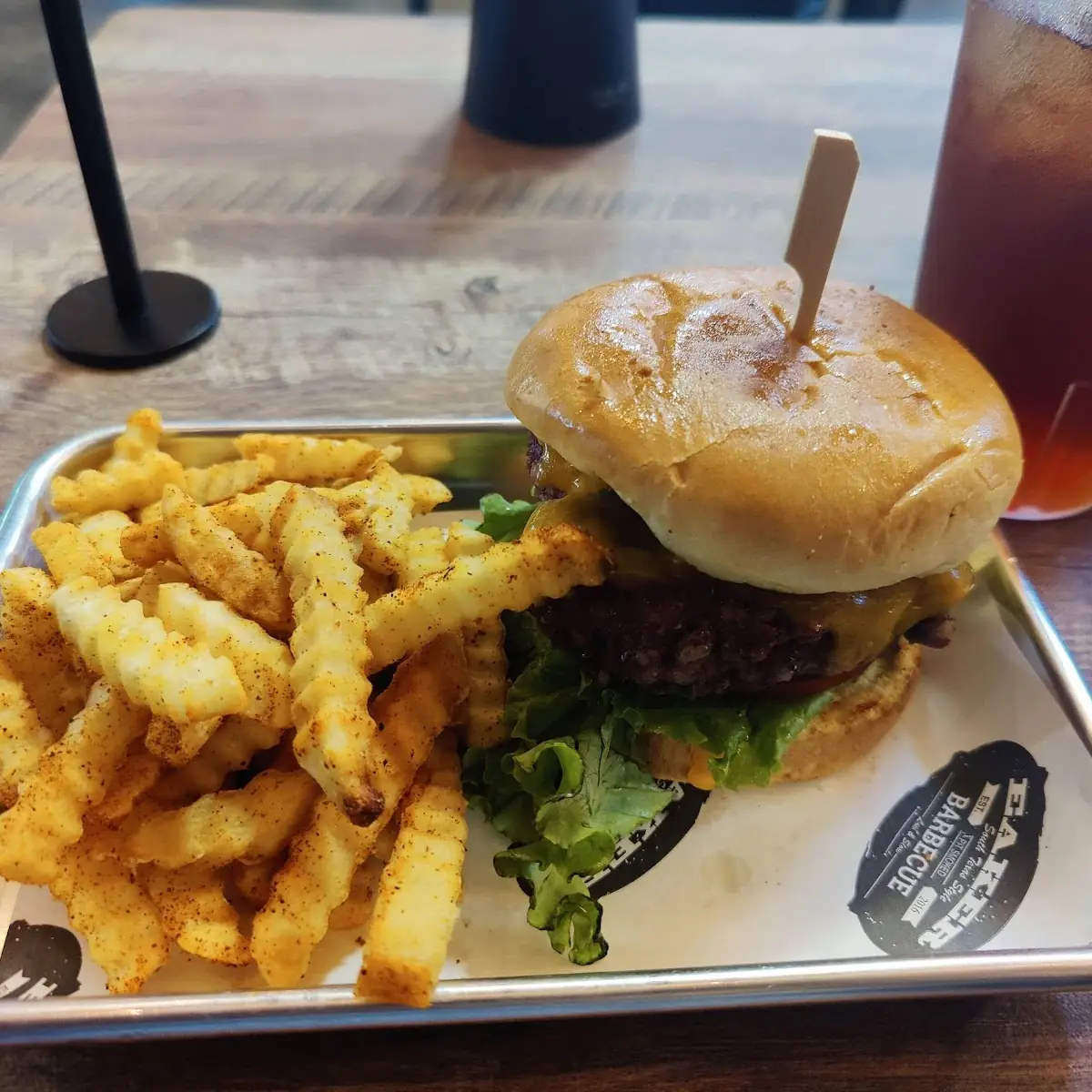 Burger and Fries