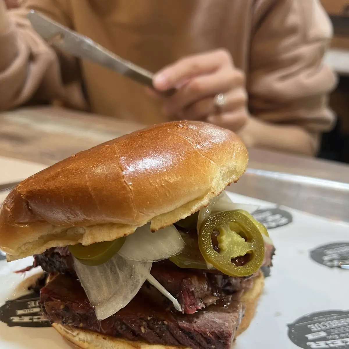 Smoked Brisket Burger