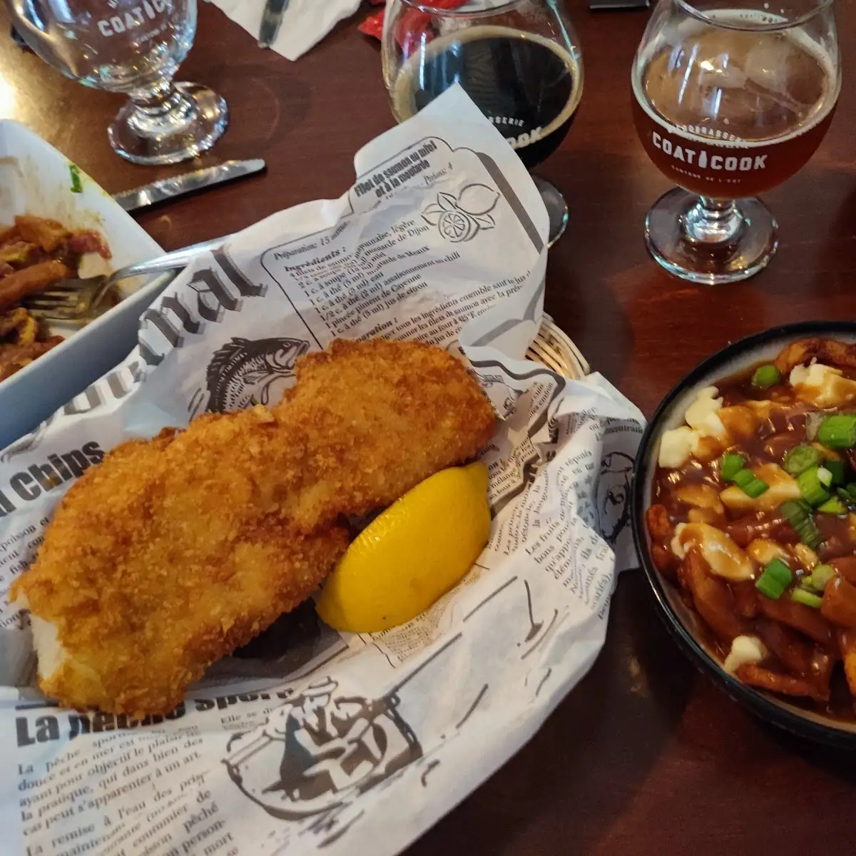 Fish and Chips with Poutine