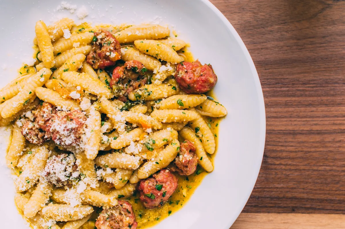 Cavatelli Bolognese Chili Flake Parmesan, Nightingale