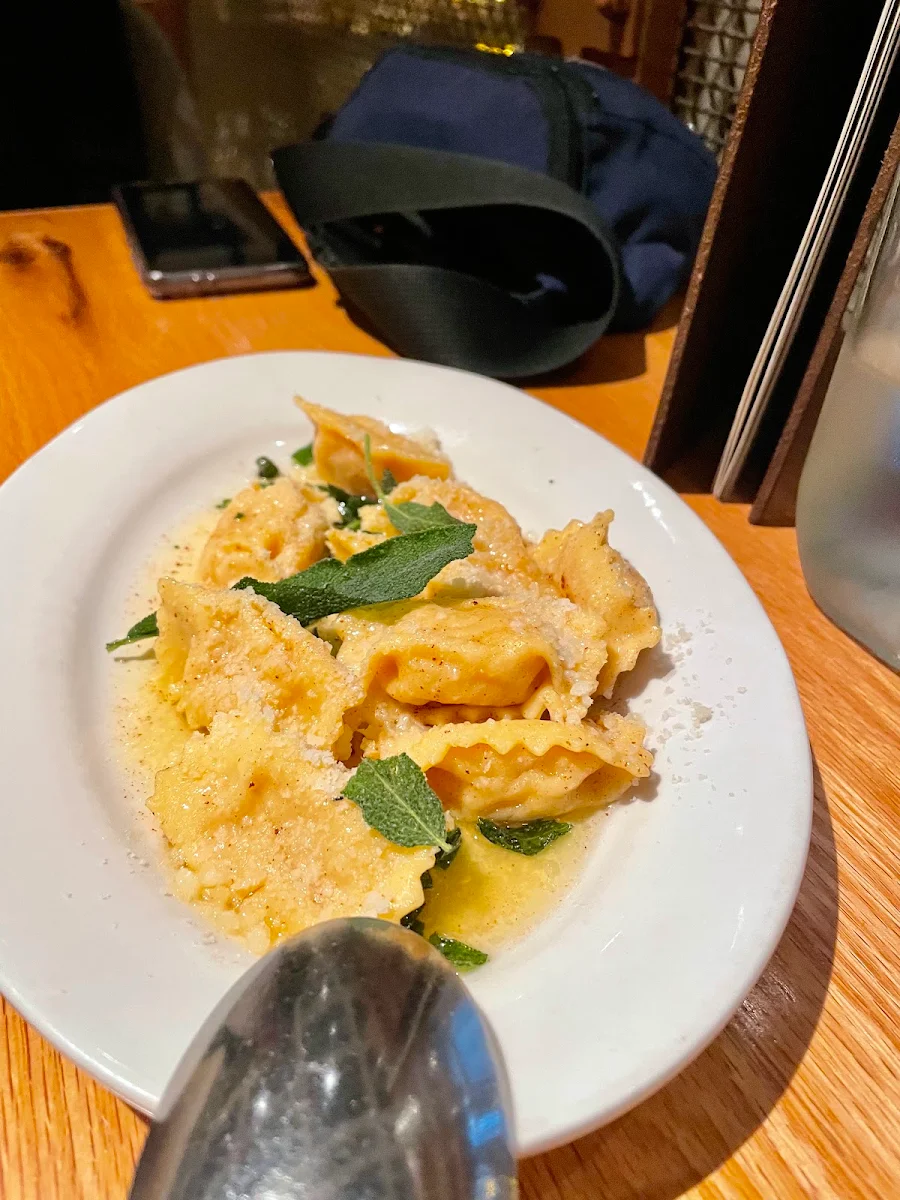 Prosciutto and Blue Cheese Agnolotti, Nightingale