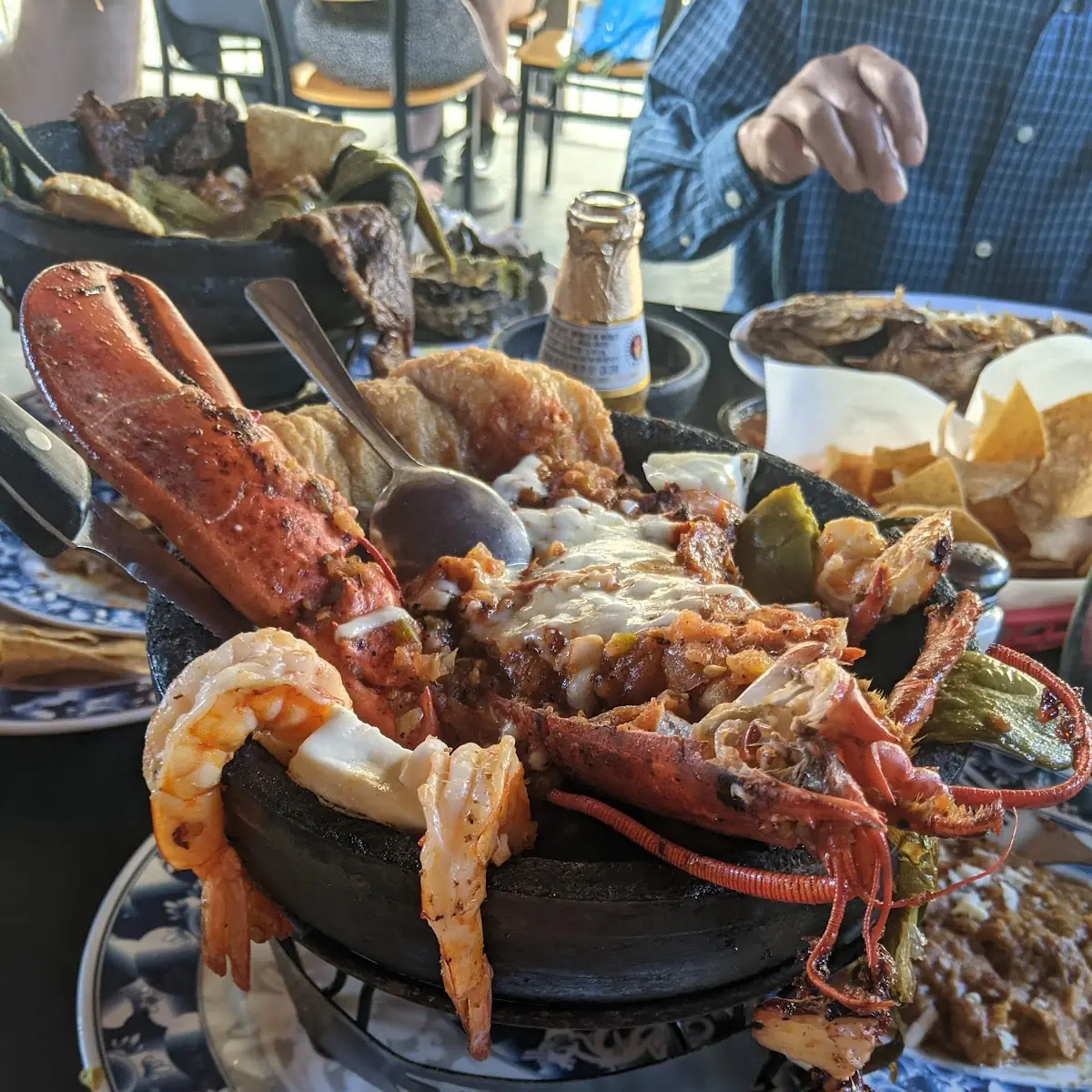 Molcajete De Mariscos Seafood Molcajete