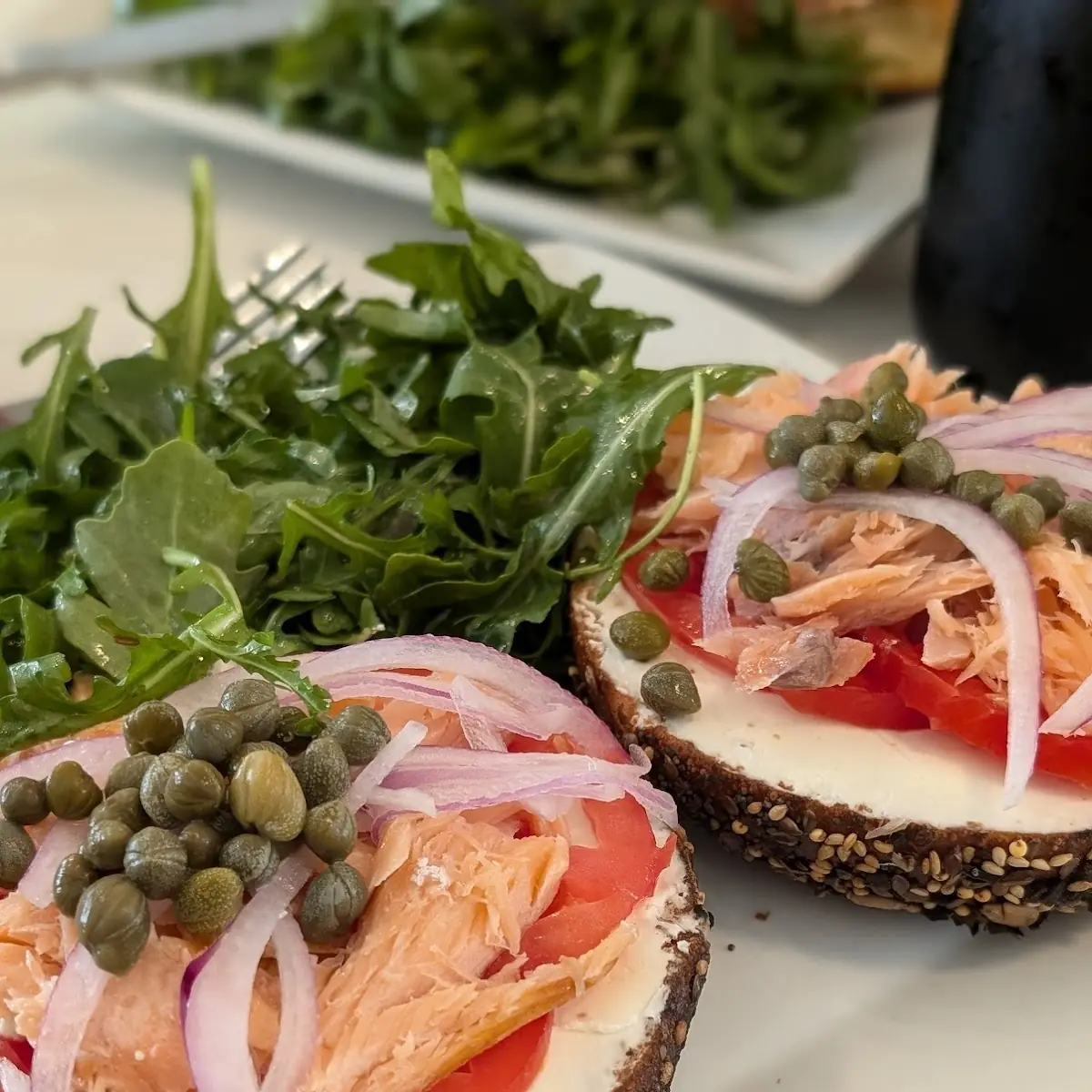 Atlantic Salmon Bagel with Cream Cheese