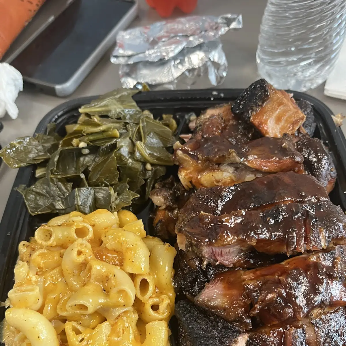 3 Meat Combo Brisket Pulled Pork Rib Tips