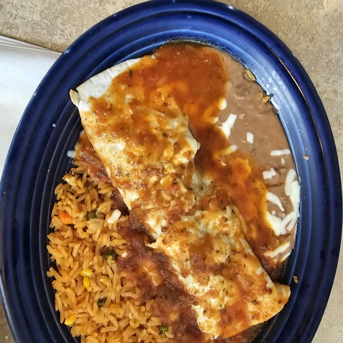 Beef and Bean Burrito