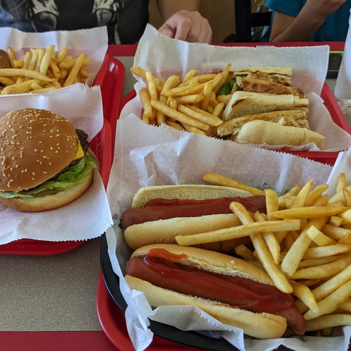 Chicken Philly Cheeseburger Polish Sausage Hot Dog