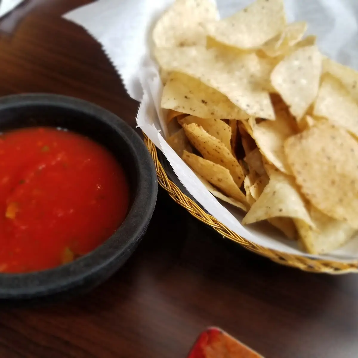 Deep Fried Tortilla Chips With