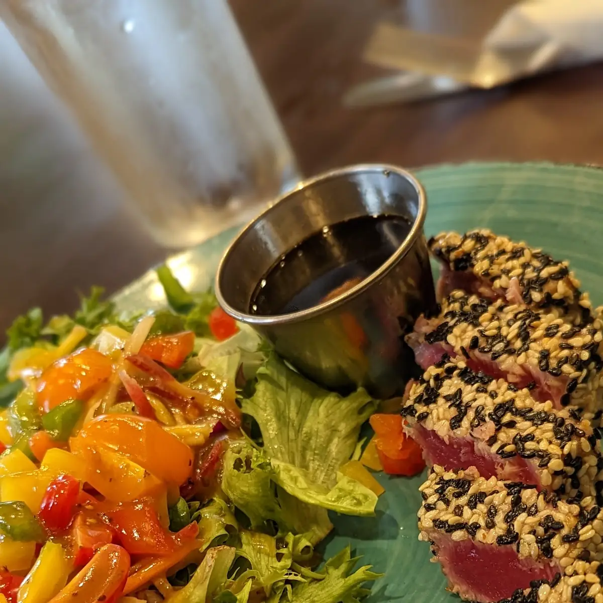 Seared Ahi Tuna with Salad