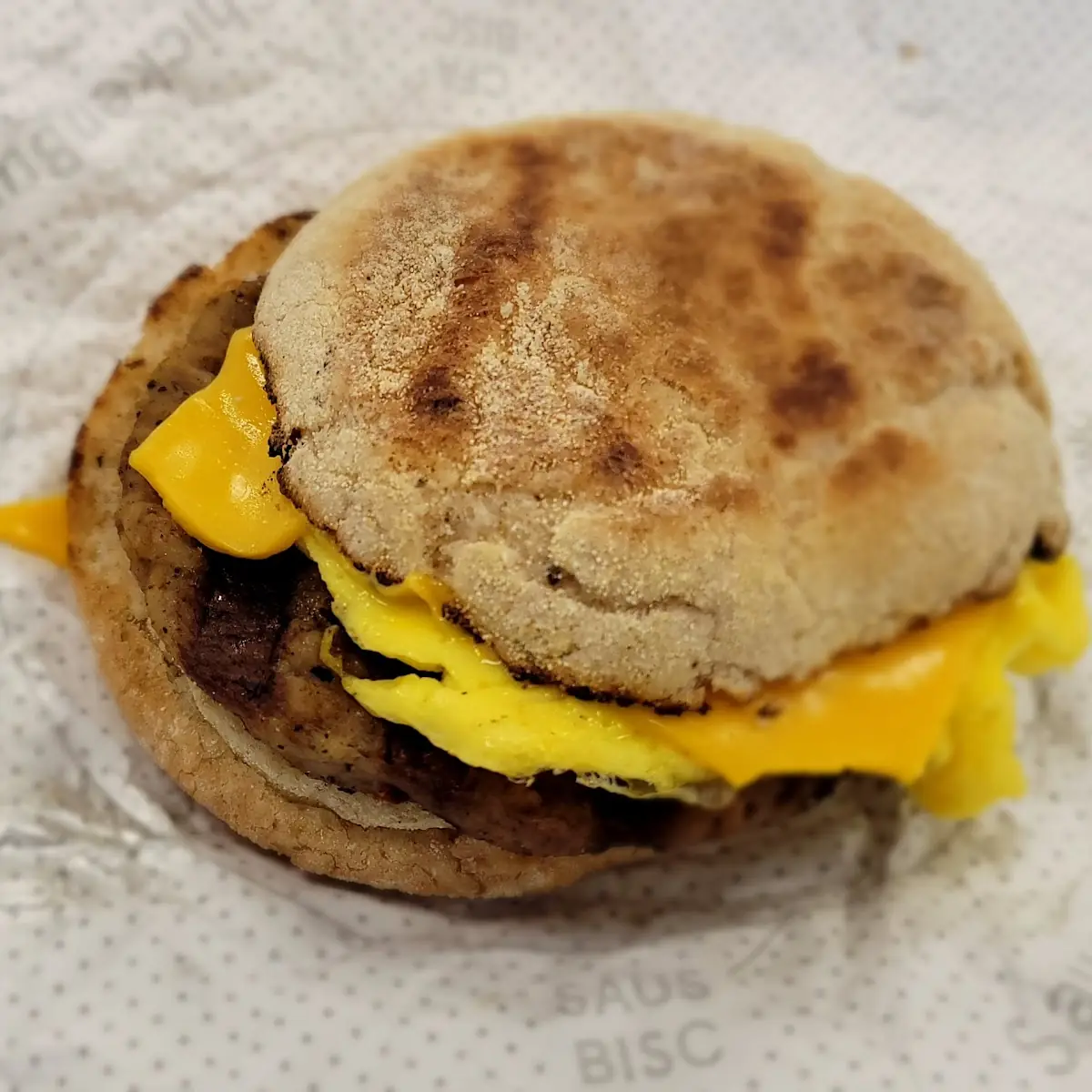 Sausage Egg & Cheese Muffin