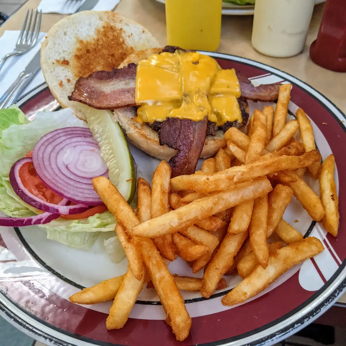 Grilled Ham and Cheese & Fries