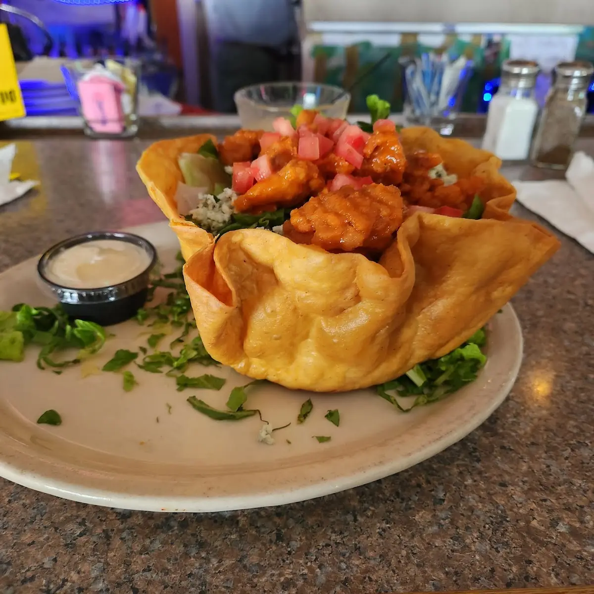 Chicken Tostada Salad