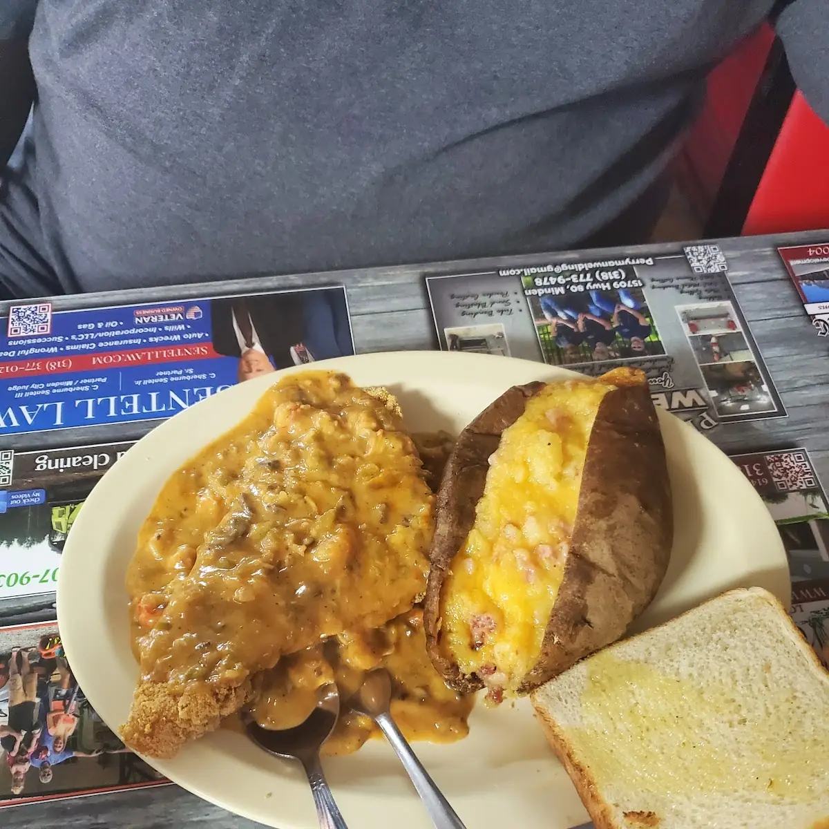 Blackened Catfish Dinner