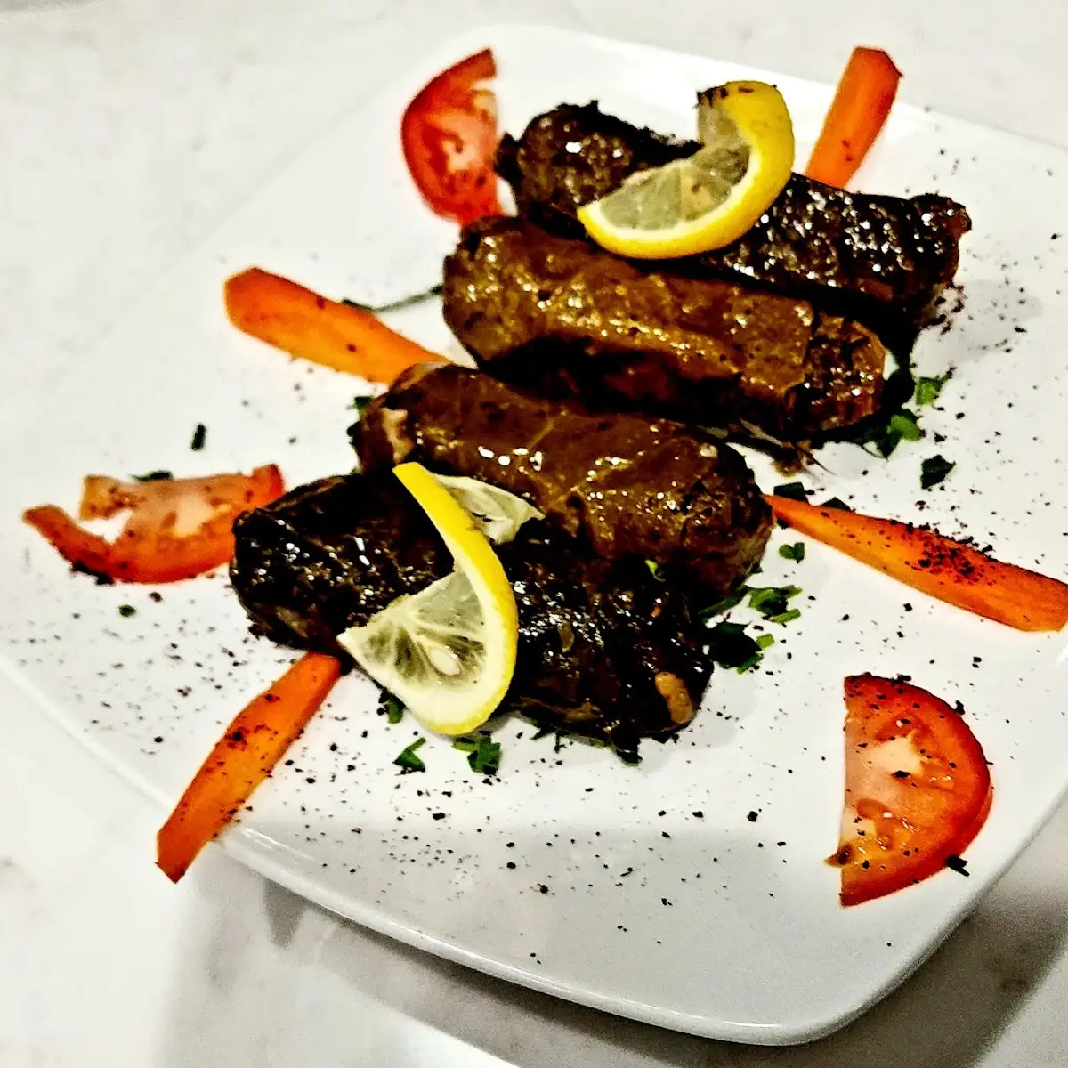Sama Stuffed Grape Leaves