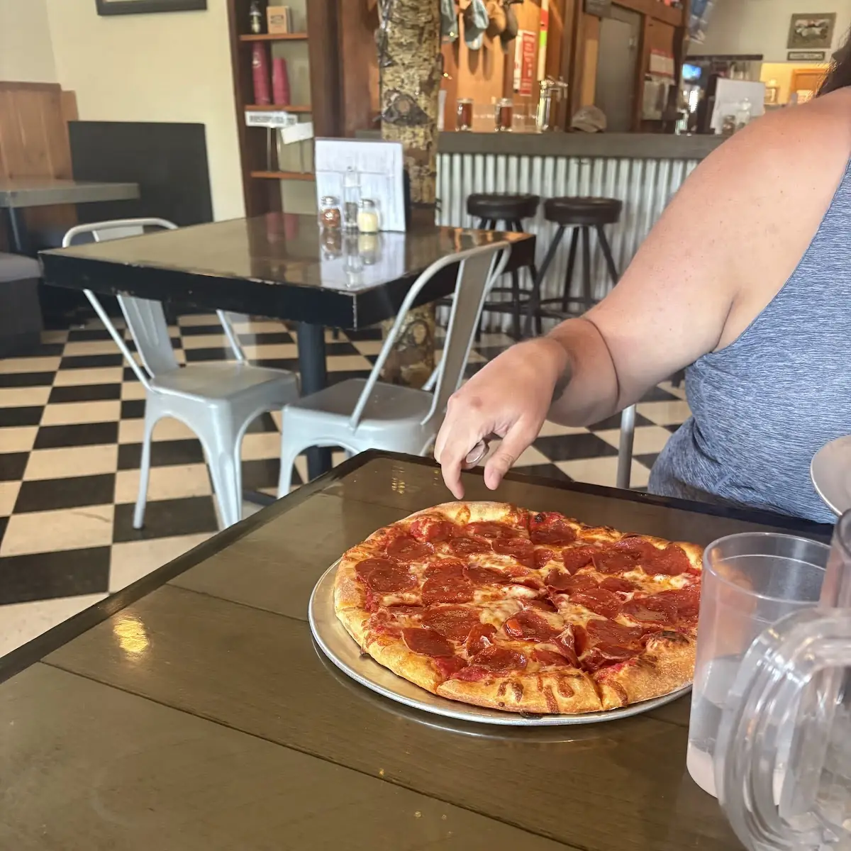 Check Board for Weekly Special Pizzas