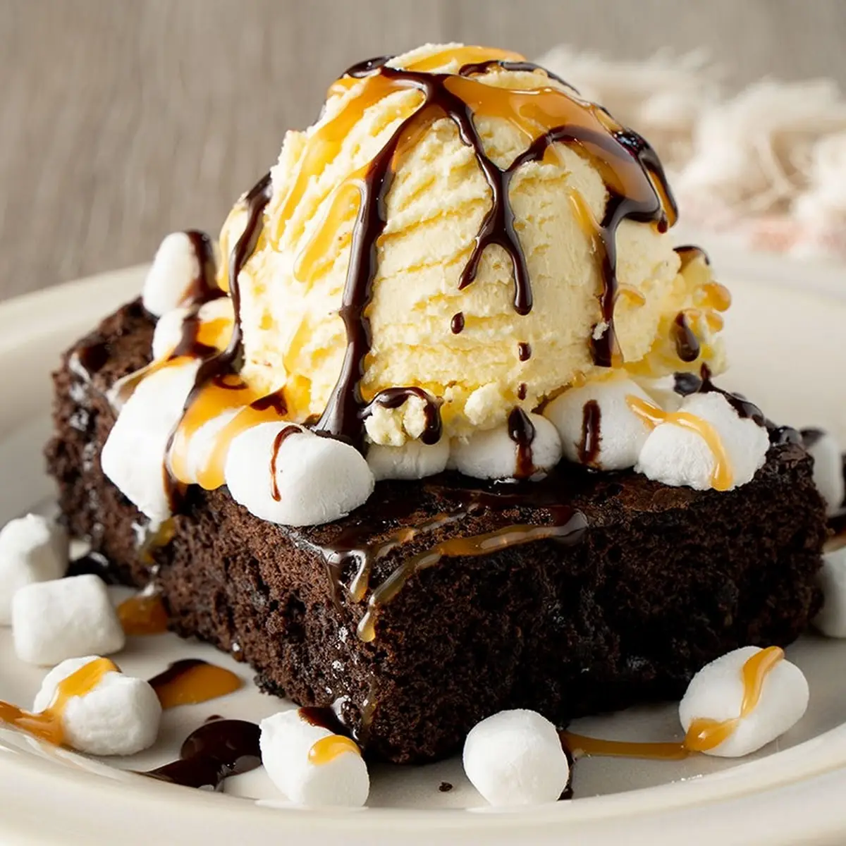 Brownie Sundae