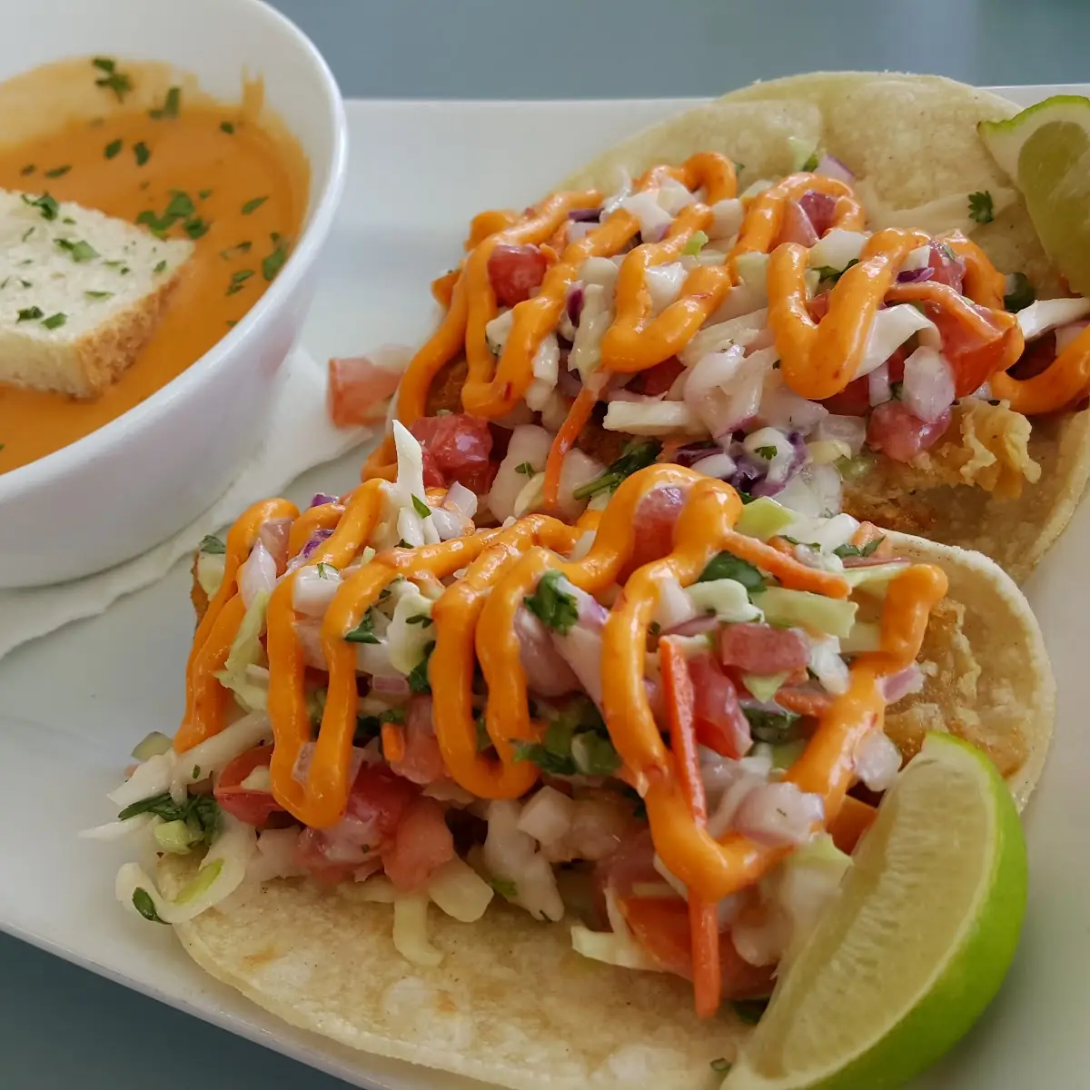 Fish Tacos and Lobster Bisque