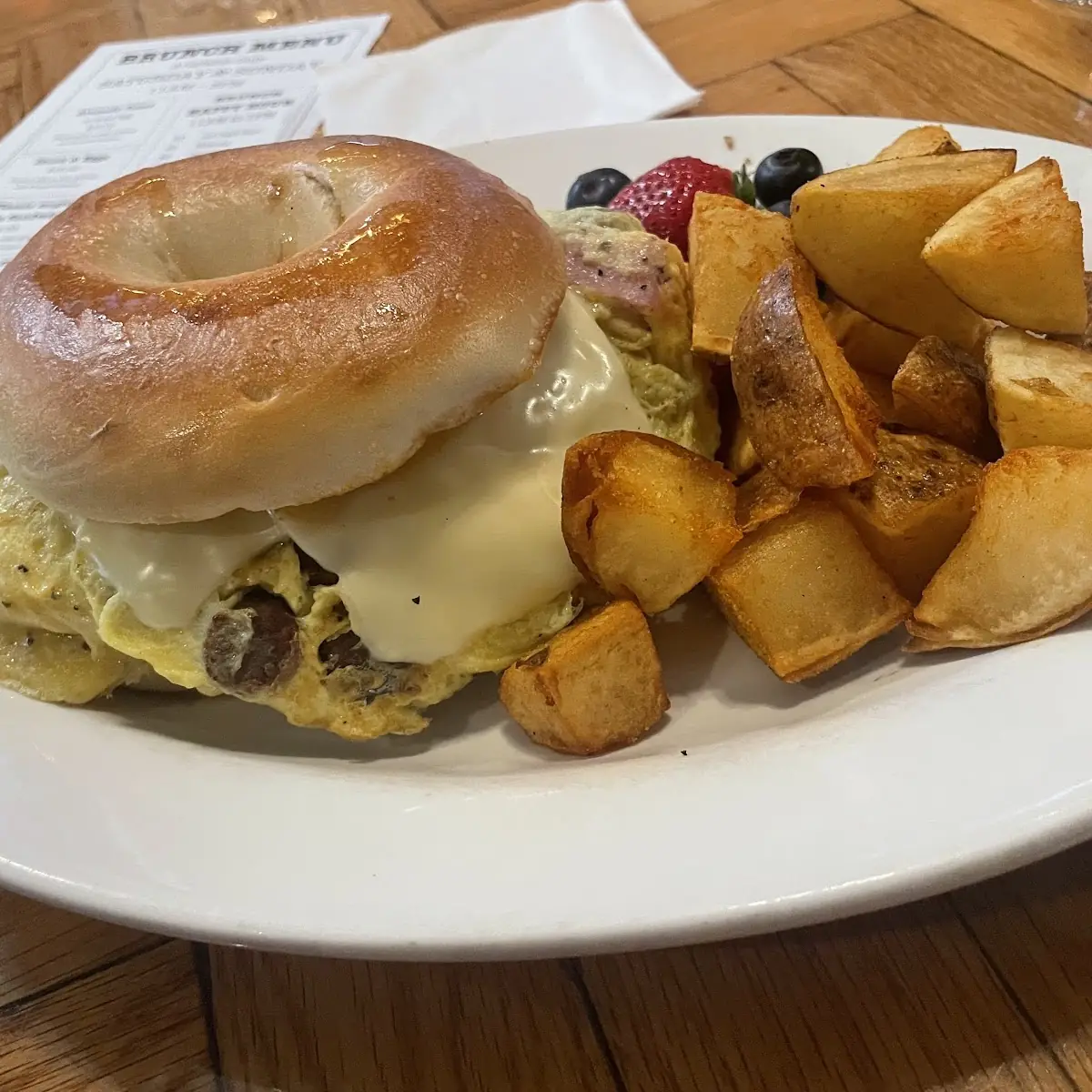 Sausage Egg and Cheese Sandwich