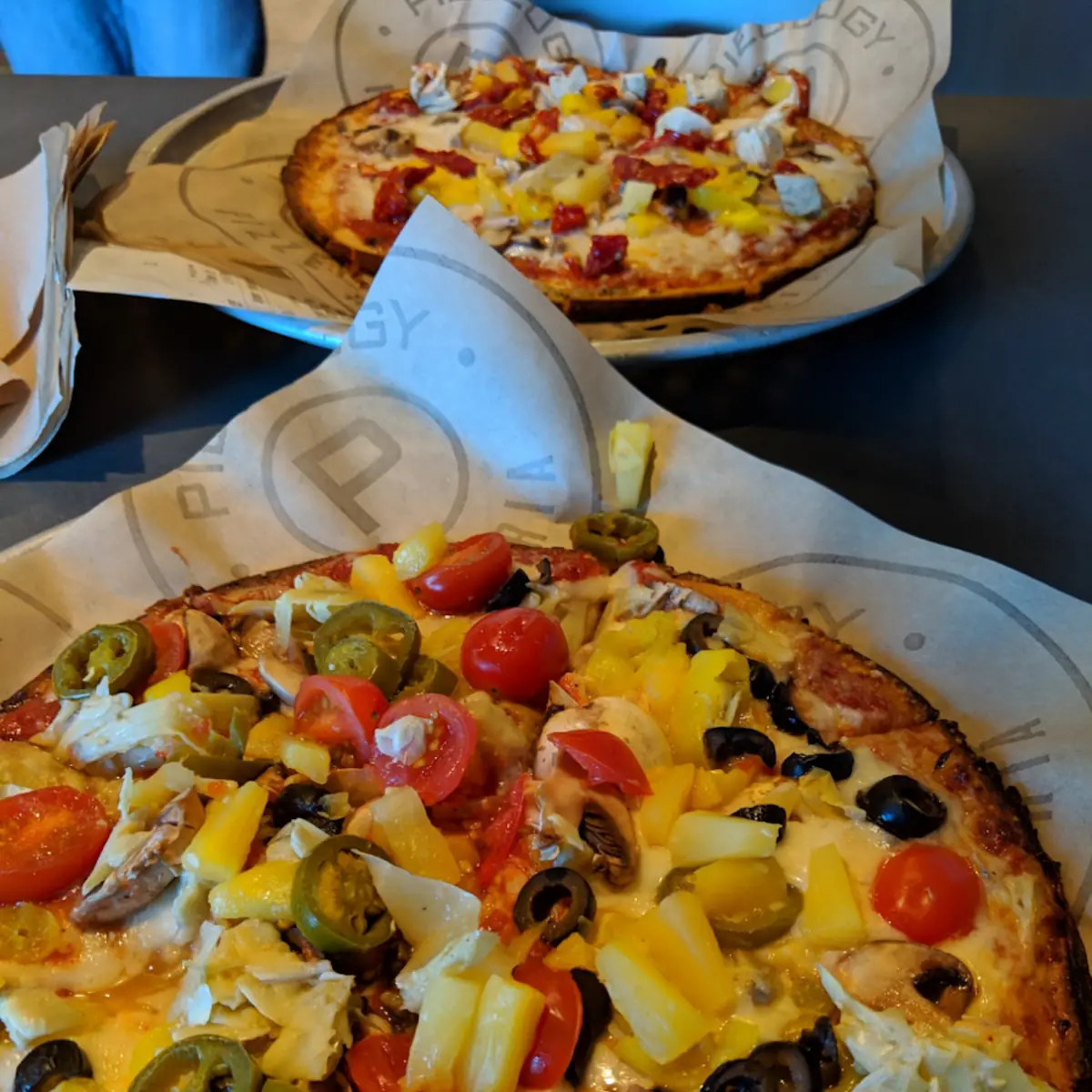 Gluten Free Crust Personalized Vegetarian Pizza