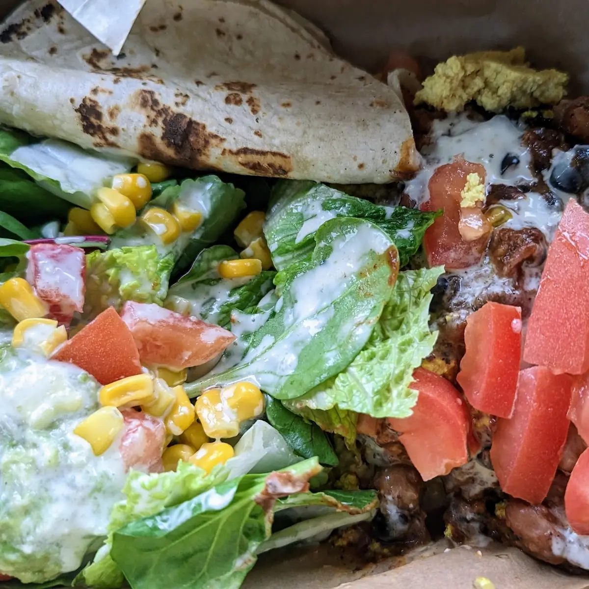 The Breakfast Wrap Tofu Scramble