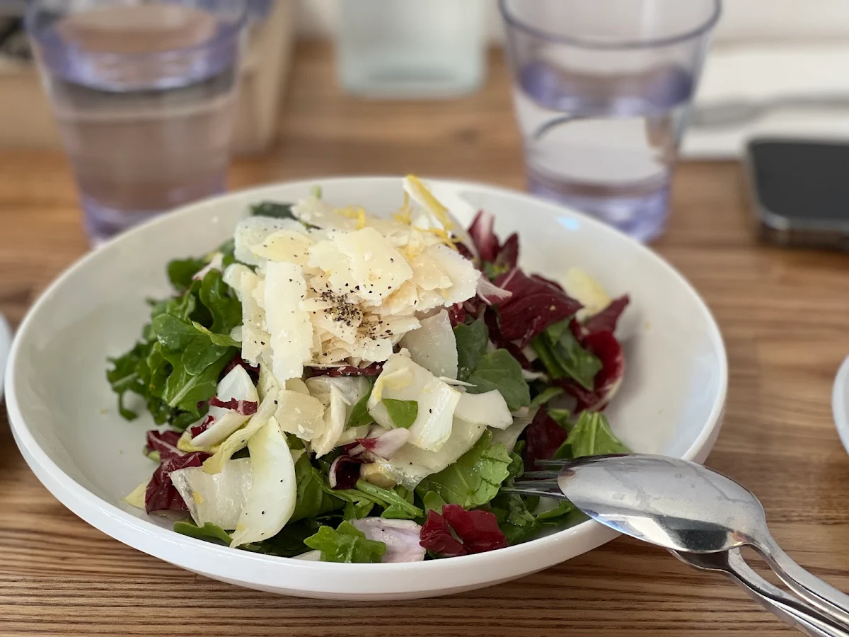 Arugula Salad with Shaved Cheese