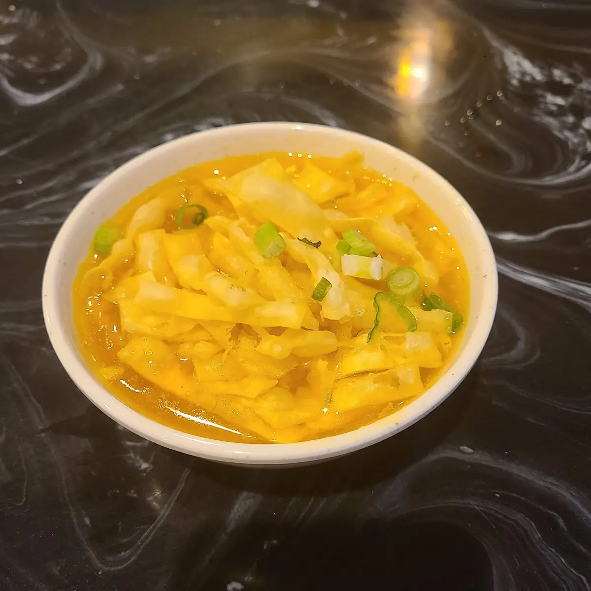 Egg Drop Soup and Noodles