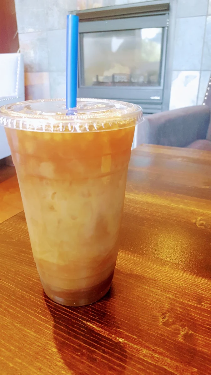 Iced Mint Coffee with Soy Milk