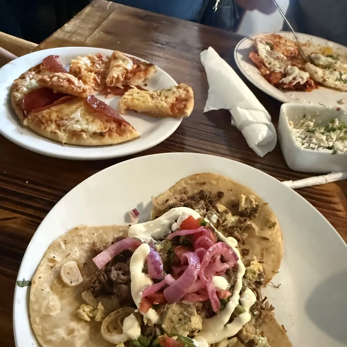 Shredded Beef Tacos with Toppings