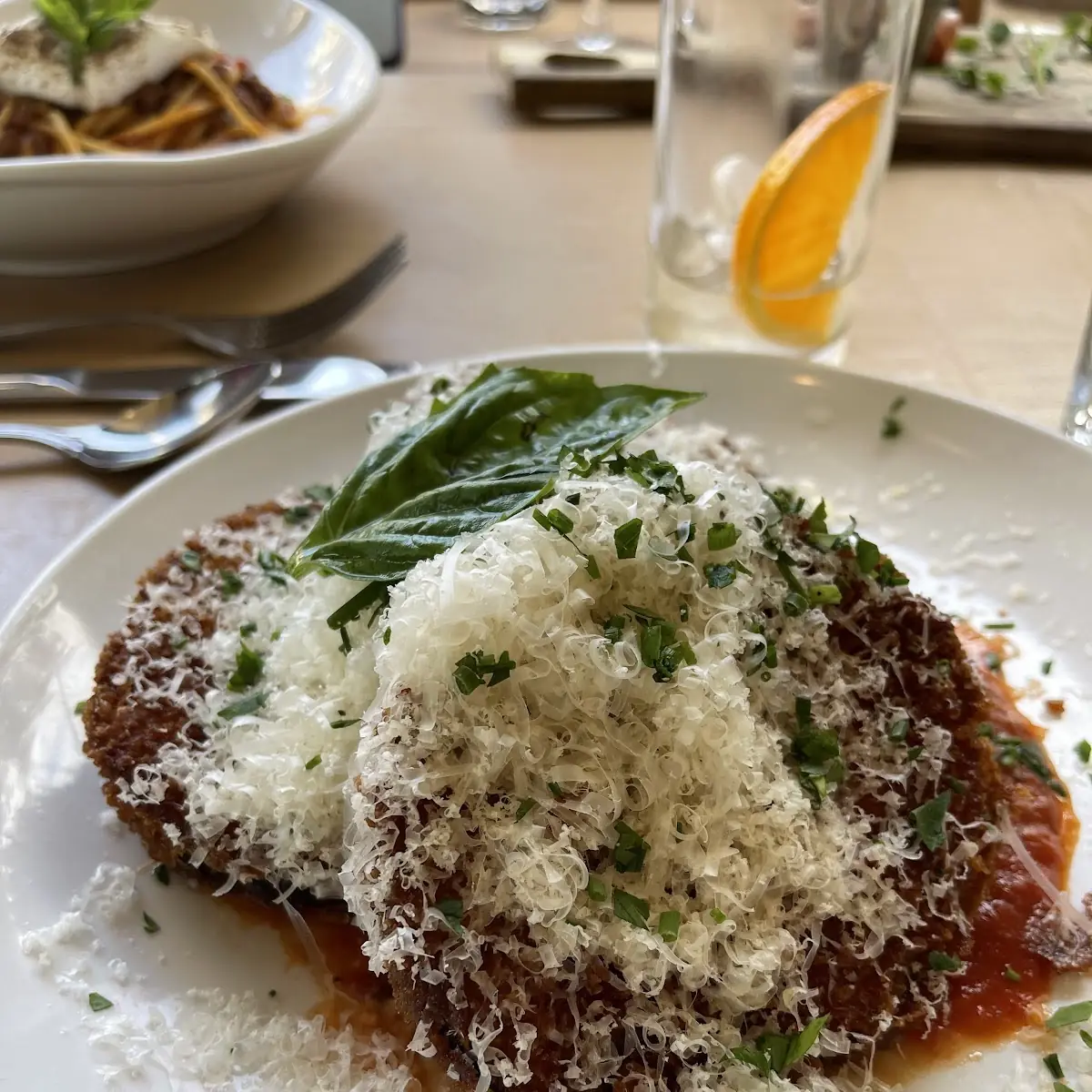 Fried Chicken Parmesan