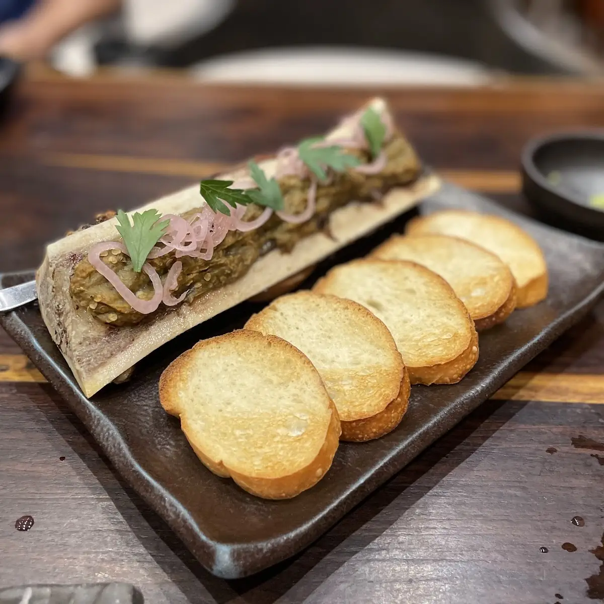 Bone Marrow with Eggplant