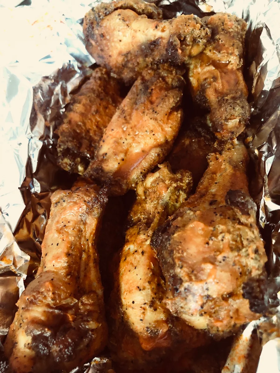 Fried Breaded Chicken Wings (Medium 10 Pcs)