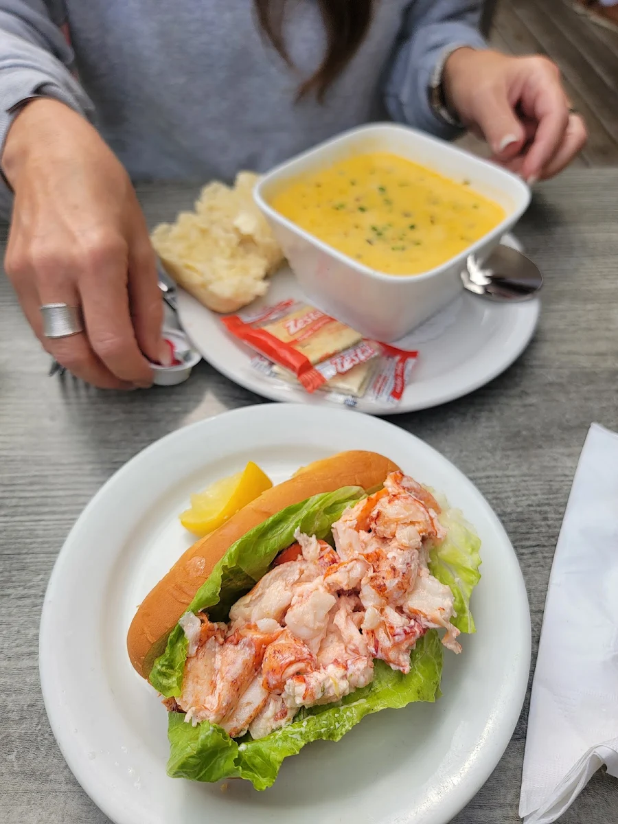 Lobster Roll and Seafood Chowder