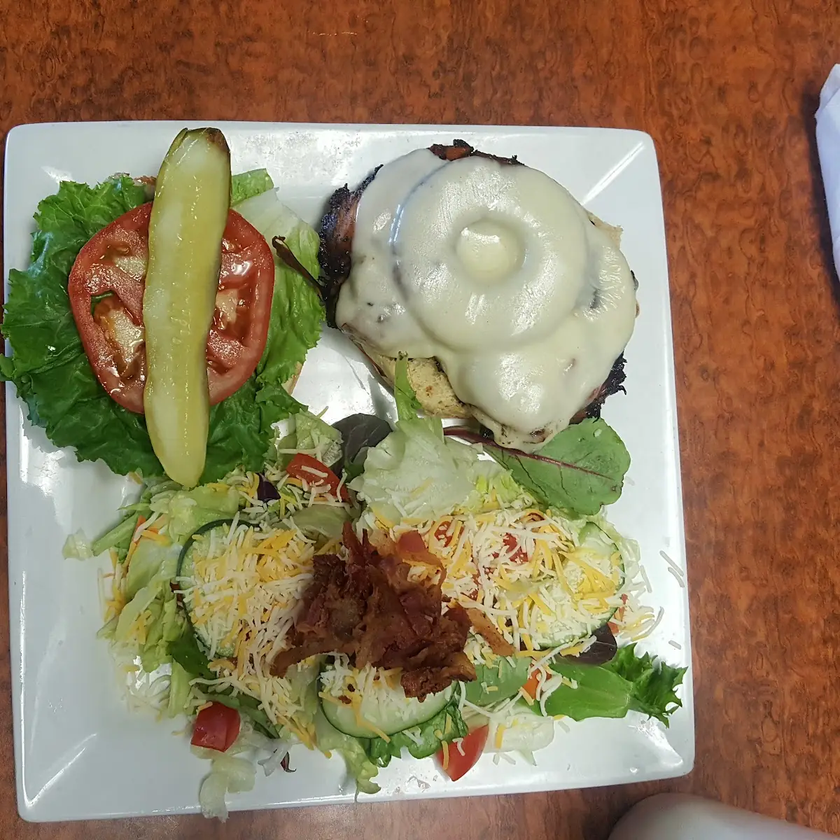 Blackened Hawaiian Chicken Sandwich with Salad Dressing