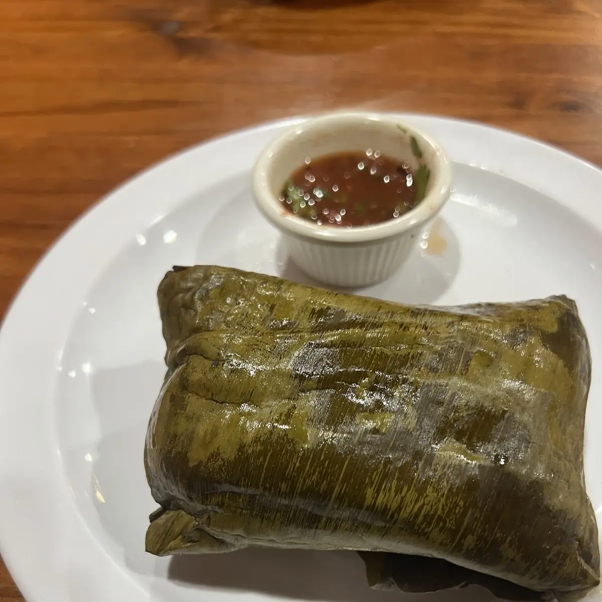 Tamales Wrapped in Plantain Leaf