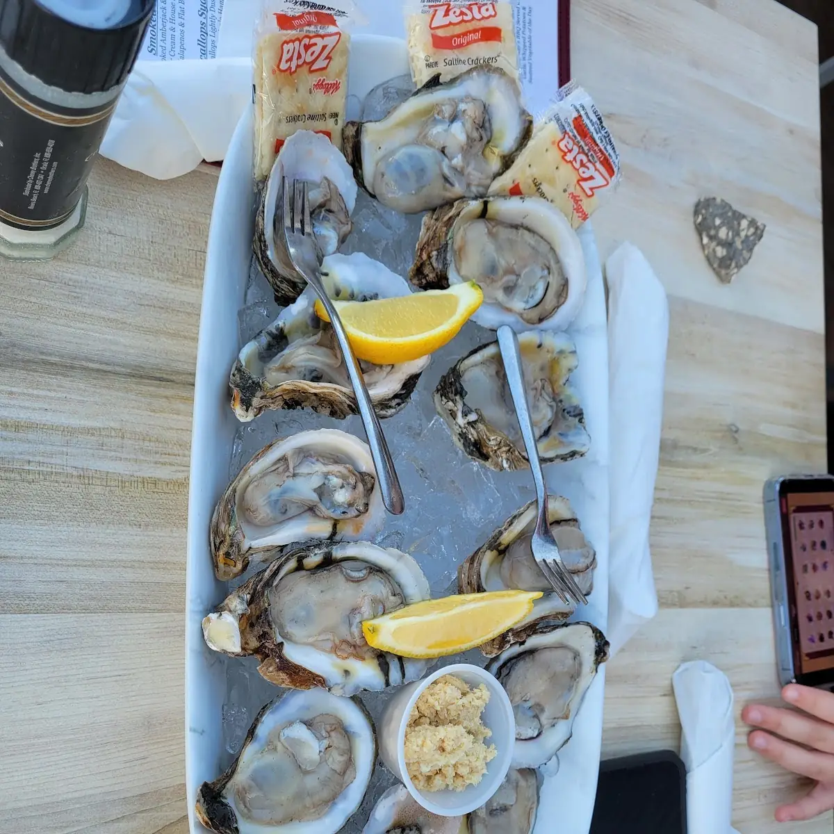 Chilled Oysters on the Half Shell