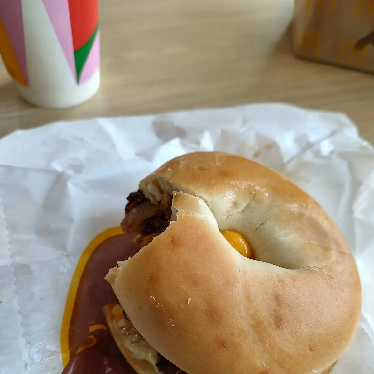 Steak Egg Cheese Bagel